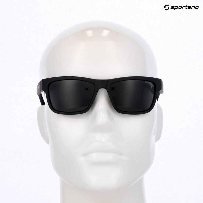 Okulary przeciwsłoneczne męskie Polaroid PLD 7031/S black/grey polarized 5