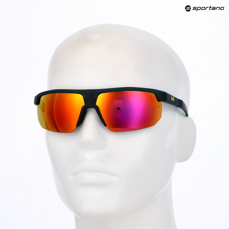 Okulary przeciwsłoneczne męskie Under Armour Driven/G S3 yellow teal/pink mirror 10