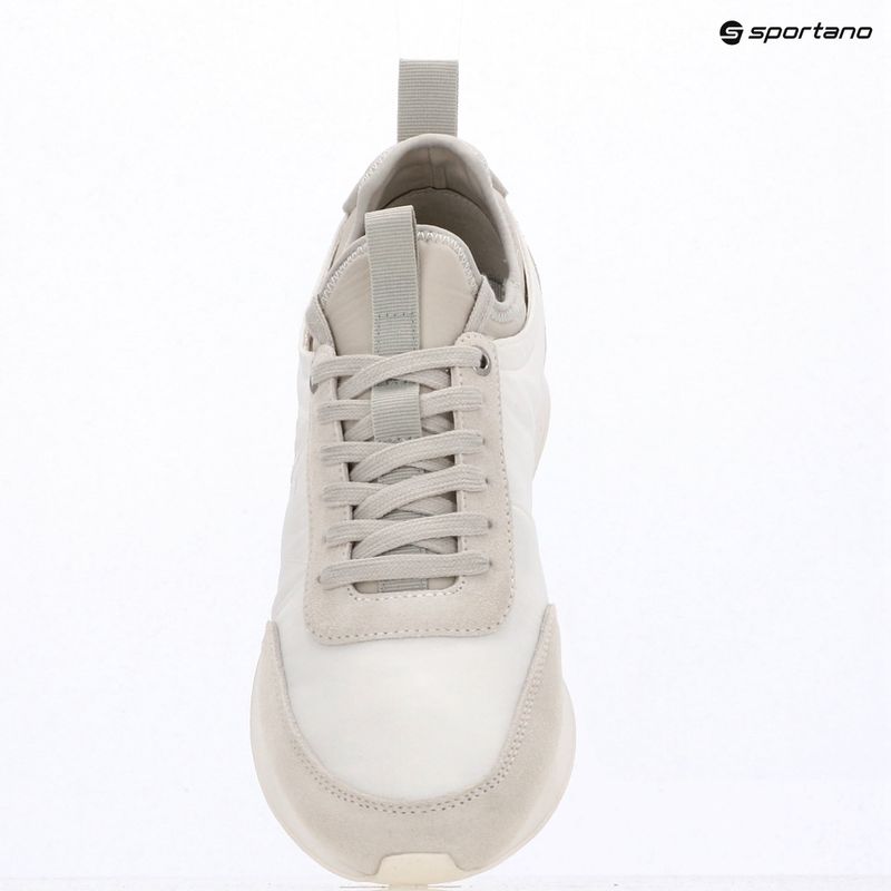 Buty męskie Calvin Klein YM0YM01414 Retro Runner Sock Laceup Mix mat bright white/light grey 9