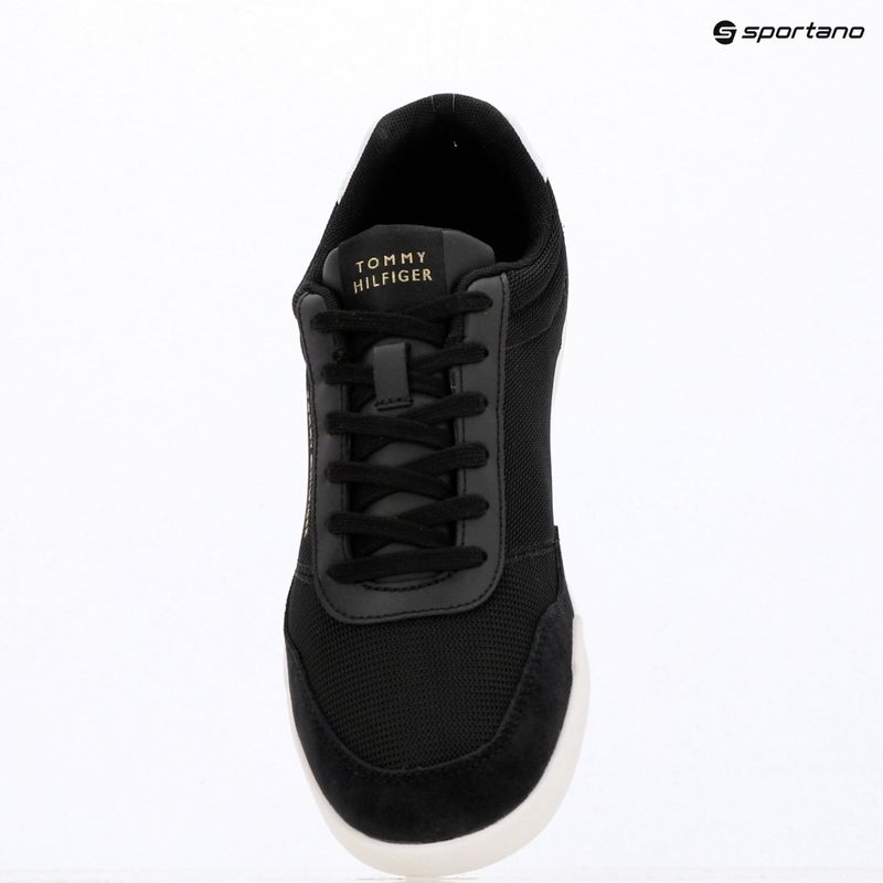 Buty męskie Tommy Hilfiger Low Pro Cupsole Nylon Suede Mix black 9