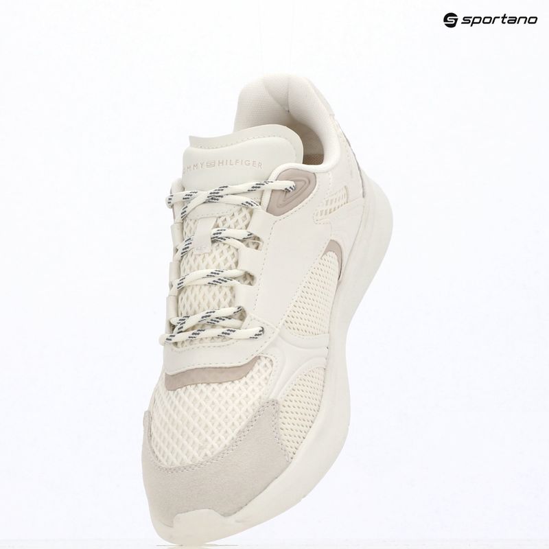 Buty męskie Tommy Hilfiger Lightweight Runner Monocolor ecru 9