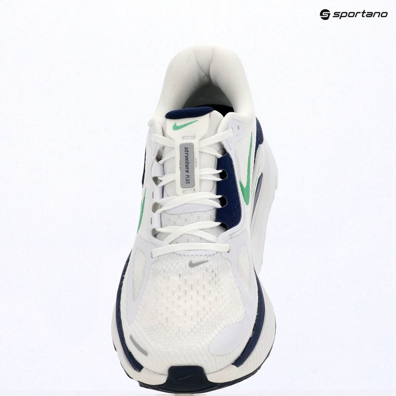 Buty do biegania męskie Nike Structure Plus white/midnight navy/green spark 10