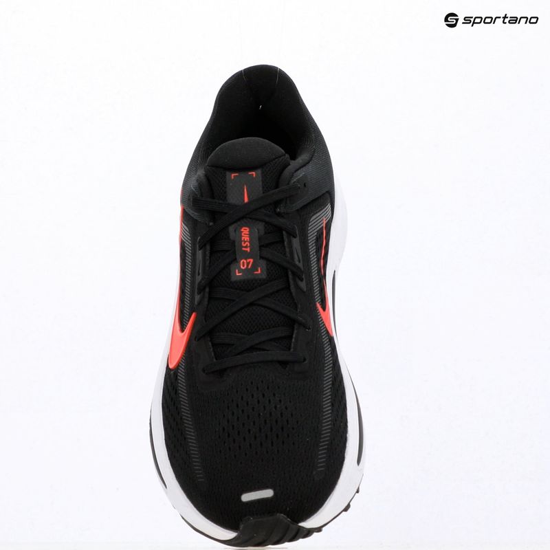 Buty do biegania męskie Nike Quest 7 black/white/anthracite/red orbit 10