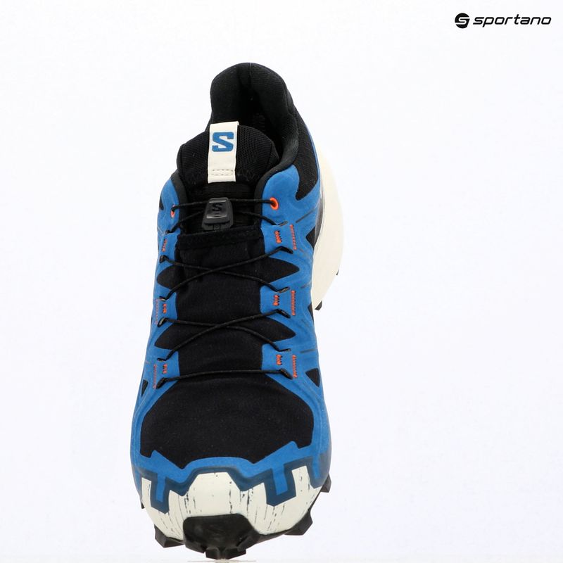 Buty do biegania męskie Salomon Speedcross 6 GTX black/mykonos blue 15