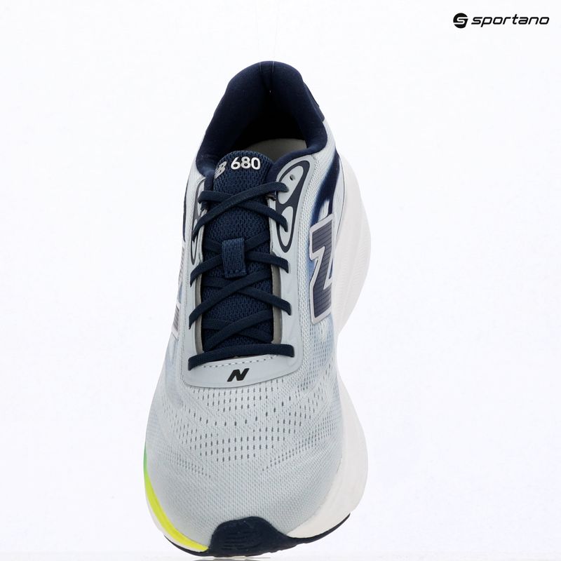 Buty do biegania męskie New Balance Fresh Foam 680's V9 light zinc blue/altitude/alkaline green 7