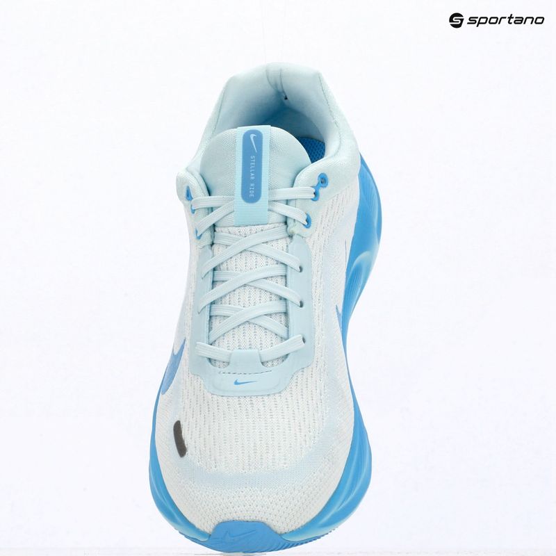 Buty do biegania dziecięce Nike Stellar Ride summit white/glacier blue/football blue 8
