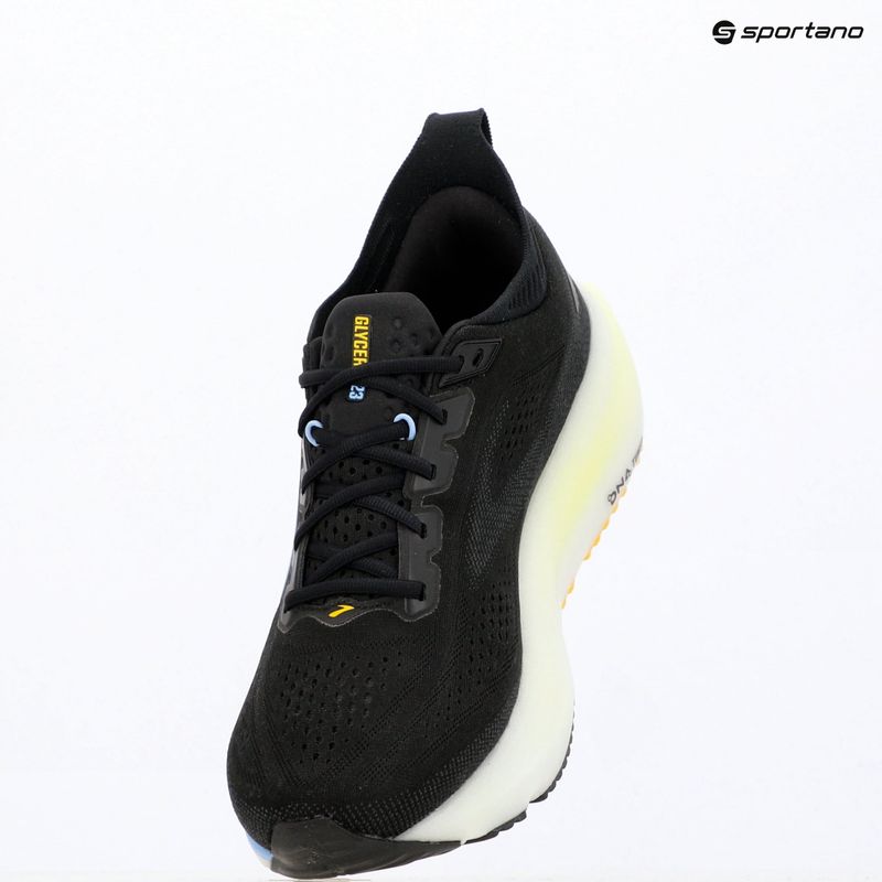 Buty do biegania męskie Brooks Glycerin 23 black/cyber yellow/nightlife 7