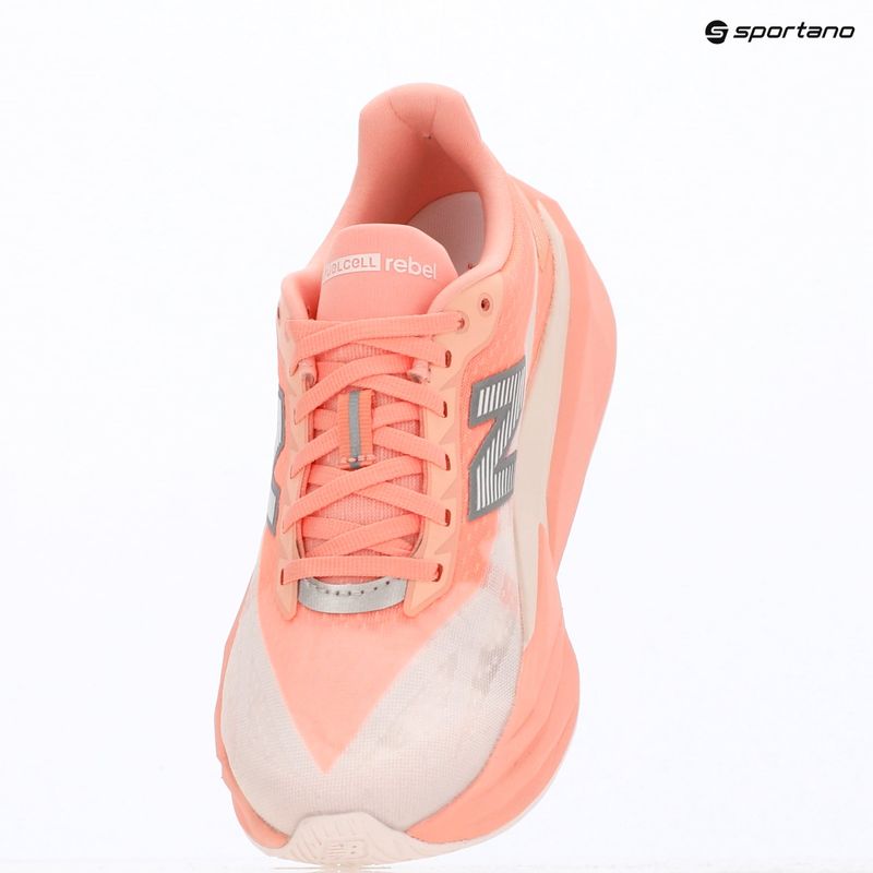 Buty do biegania damskie New Balance FuelCell Rebel V5 pink lemonade/pink salt 7