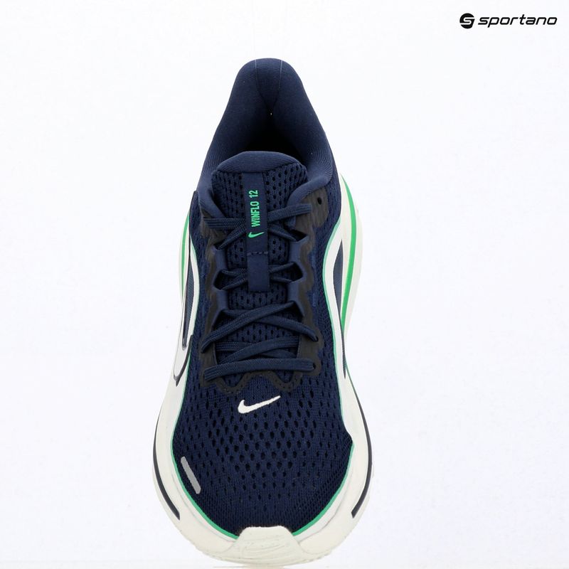 Buty do biegania dziecięce Nike Winflo 12 midnight navy/green spark/summit white 6