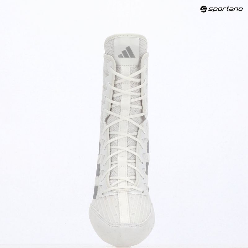 Buty bokserskie adidas Box Hog 4 white/silver 9