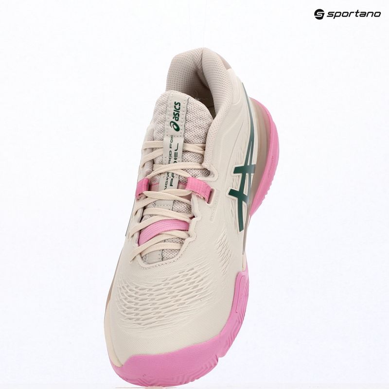 Buty do padla damskie ASICS Gel-Resolution X Padel W soft oat/jewel green 14