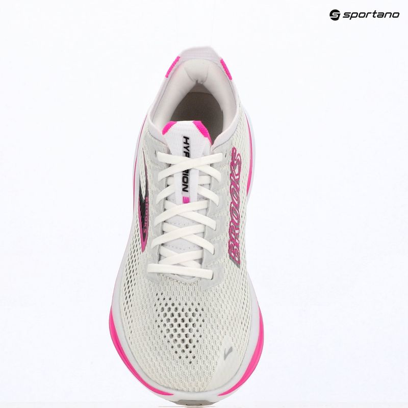 Buty do biegania damskie Brooks Hyperion 3 white/luminary/cyber pink 9