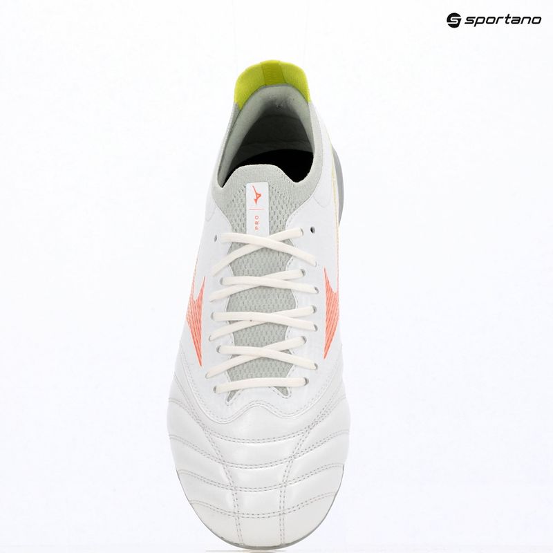 Buty piłkarskie Mizuno Morelia Neo V β Pro AG white/lava orange/evening primrose 9