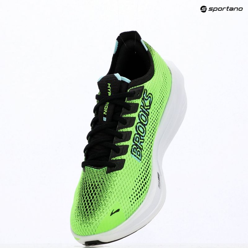 Buty do biegania męskie Brooks Hyperion 3 green gecko/black/blue 9