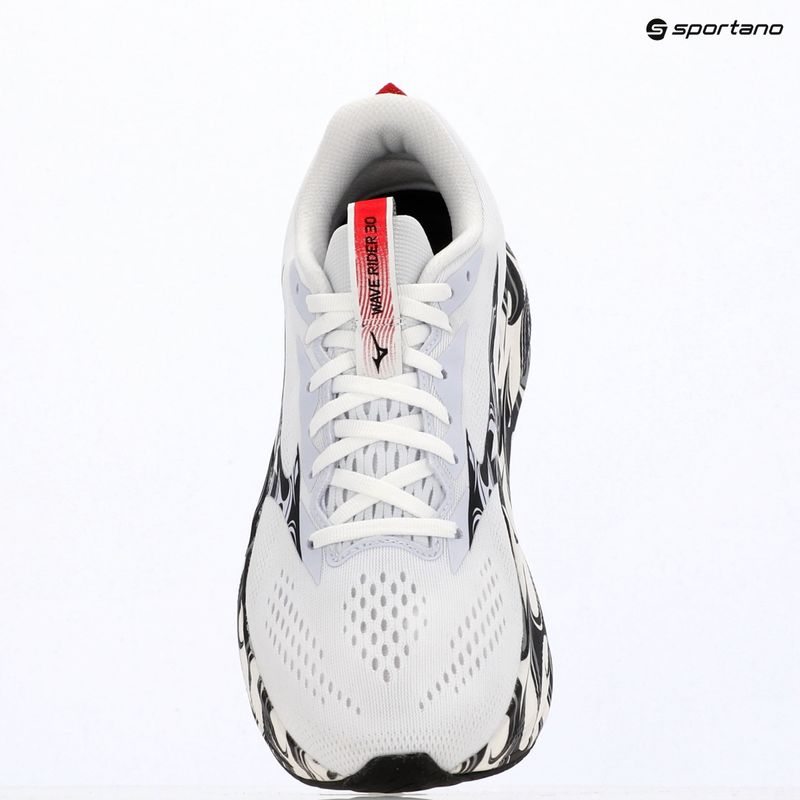 Buty do biegania męskie Mizuno Wave Rider 30 Disclosure white/black/high risk red 9