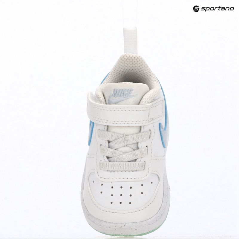 Buty dziecięce Nike Court Borough Low white/football grey/arctic green 7