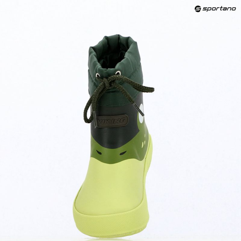 Kalosze dziecięce Viking Alv Barefoot Paw Print light green/green 8
