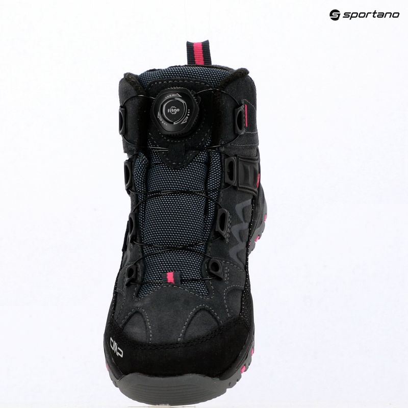 Buty trekkingowe dziecięce CMP Kiruna Mid Fitgo Fleece Wp antracite/festival 9