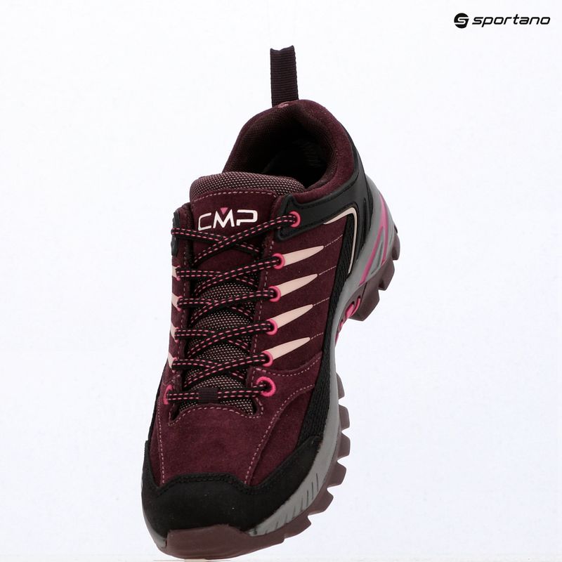 Buty trekkingowe dziecięce CMP Rigel 2.0 Low Waterproof black berry/amaranto 9