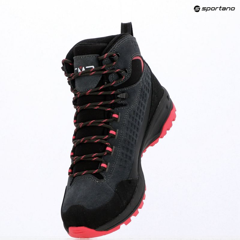 Buty trekkingowe damskie CMP Vertyx Mid Waterproof grey/fuxia 9