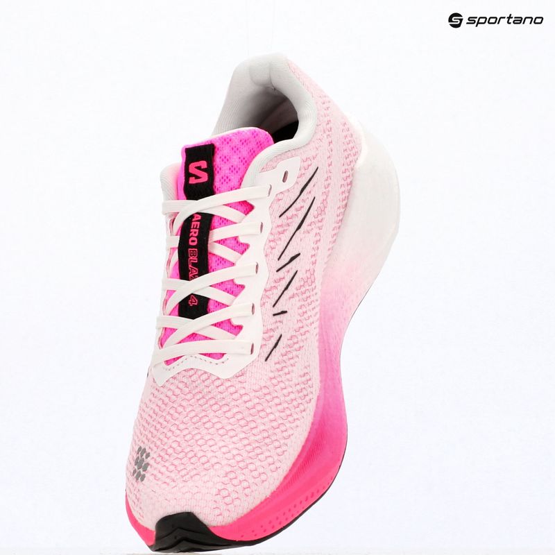 Buty do biegania damskie Salomon Aero Blaze 4 white/knockout pink 15