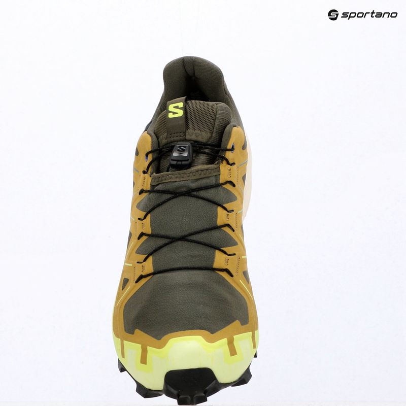 Buty do biegania męskie Salomon Speedcross 6 GTX grape leaf/aspargus green 16