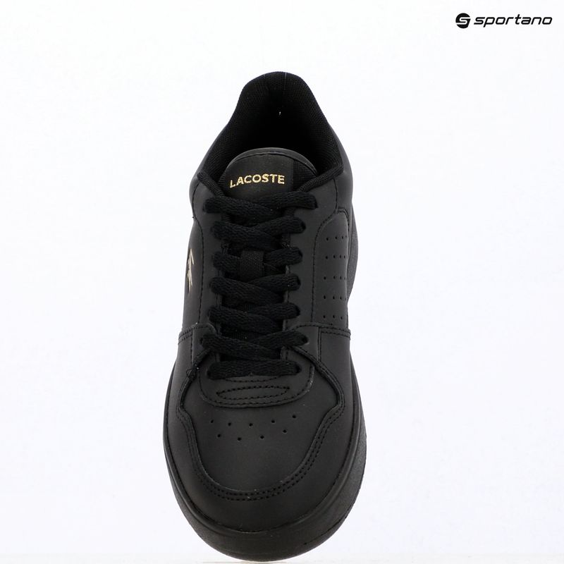 Buty damskie Lacoste Court Ace Leather black/gold 9