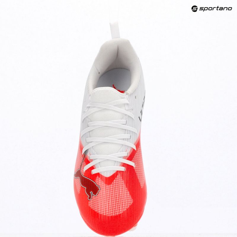 Buty piłkarskie dziecięce PUMA Ultra 7 Match FG/AG Jr ultra red/puma black/puma white 9