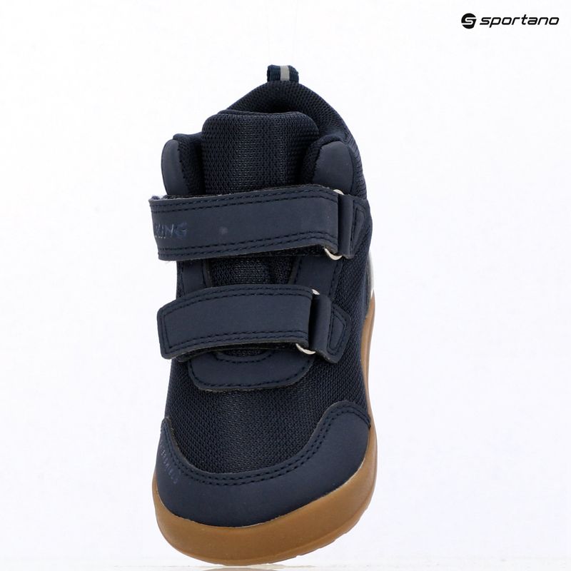 Buty barefoot dziecięce Viking Alv Barefoot Mid 2V Waterproof navy 21