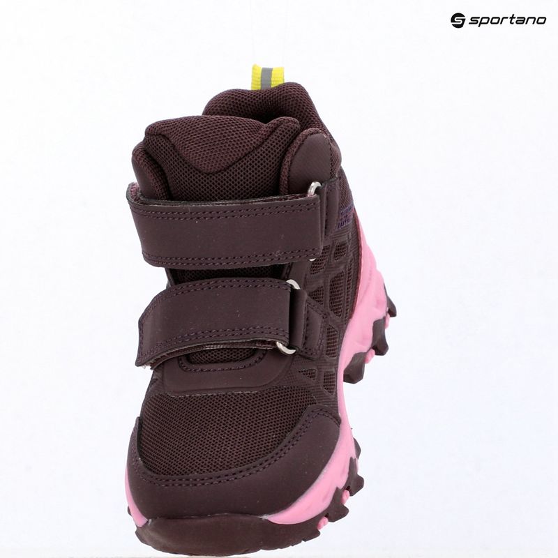 Buty dziecięce Viking Track Mid 2V Waterproof plum/multi 15