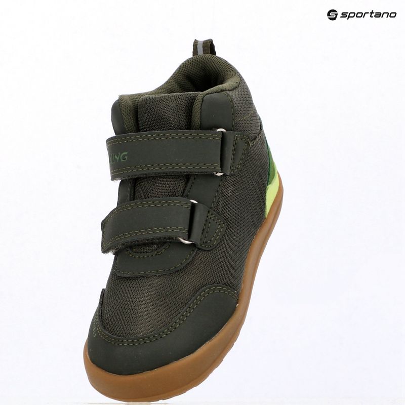 Buty barefoot dziecięce Viking Alv Barefoot Mid 2V Waterproof pine 22