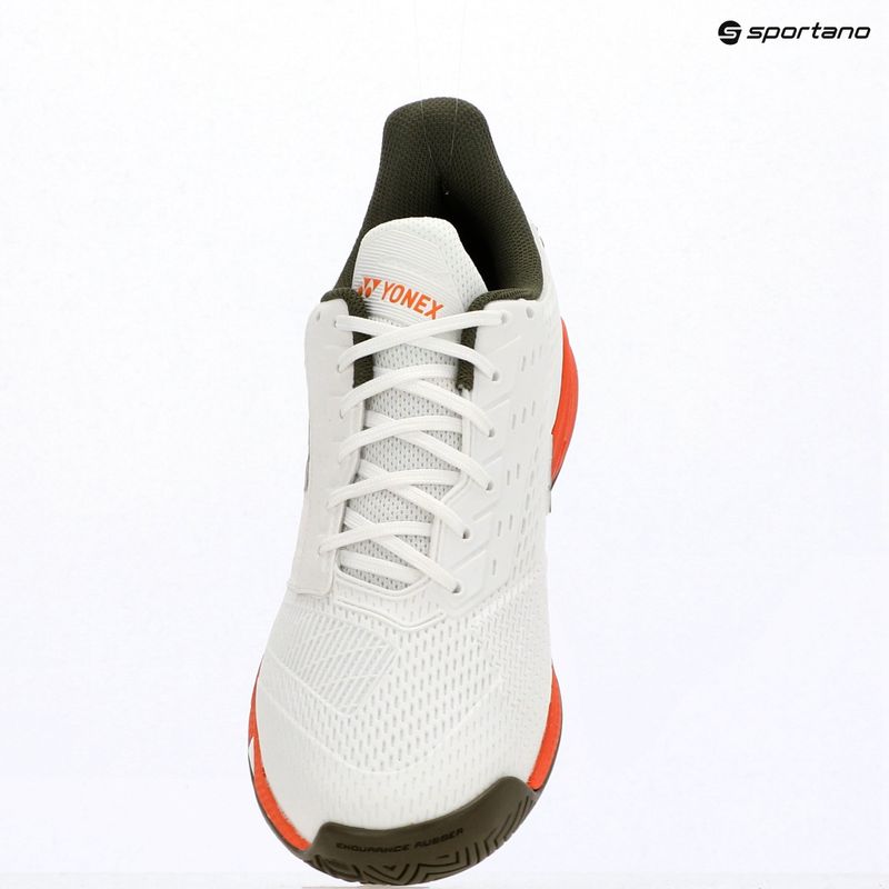 Buty do tenisa męskie YONEX Power Cushion Ad-Accel white/orange 9