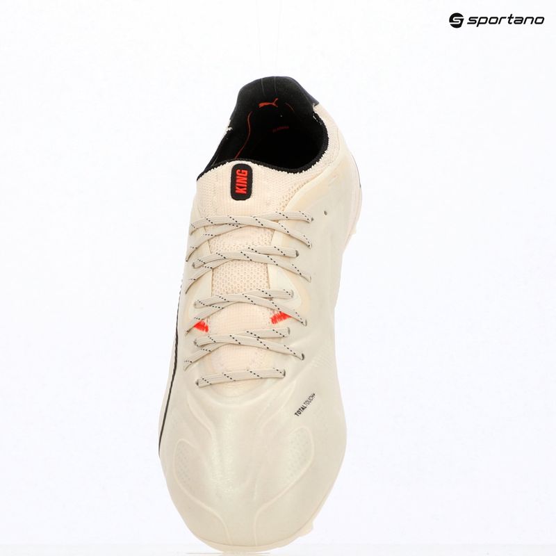 Buty piłkarskie PUMA King 20 Ultimate FG/AG sugared almond/puma black/ultra red 10