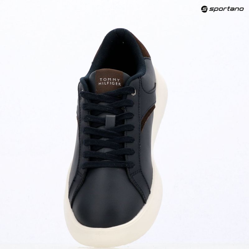 Buty męskie Tommy Hilfiger Modern Lightcup Leather desert sky 9