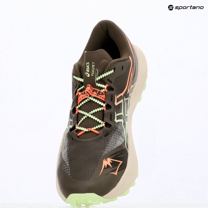 Buty do biegania Asics Fuji Lite 7 kuriiro brown/illuminate yellow 14