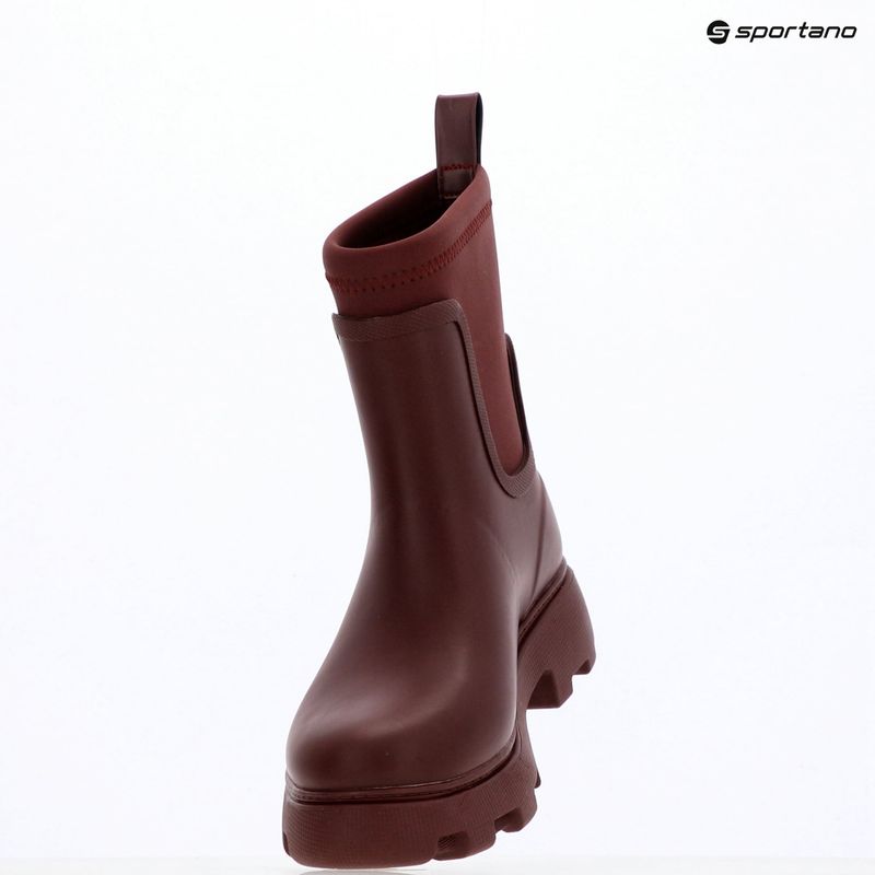 Kalosze damskie Tommy Hilfiger Stamp Warm Ankle oxblood 9
