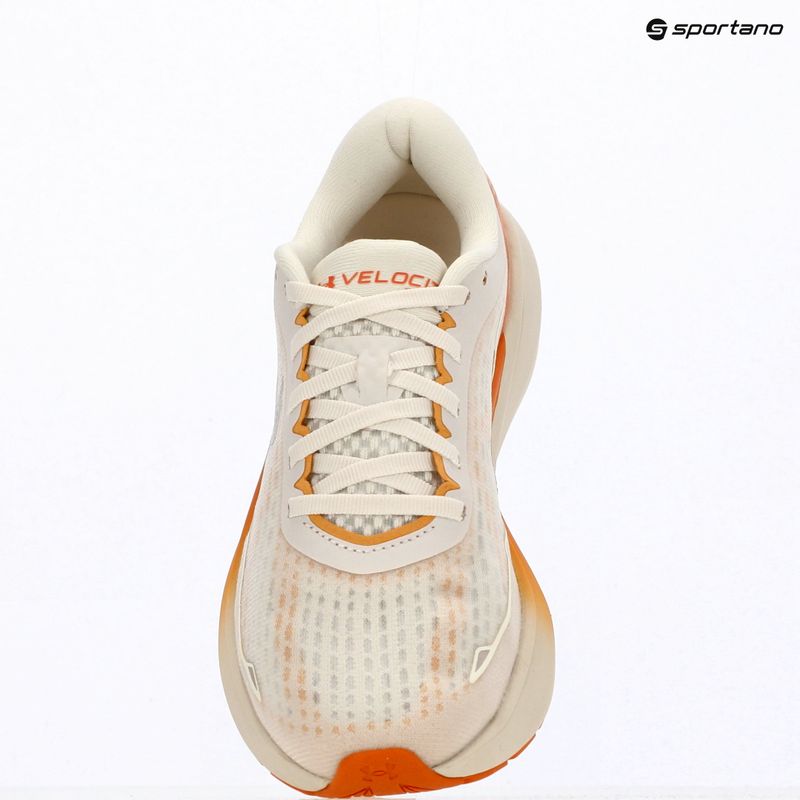 Buty do biegania damskie Under Armour Velociti Pace stone/dusty coral/metallic buff 9