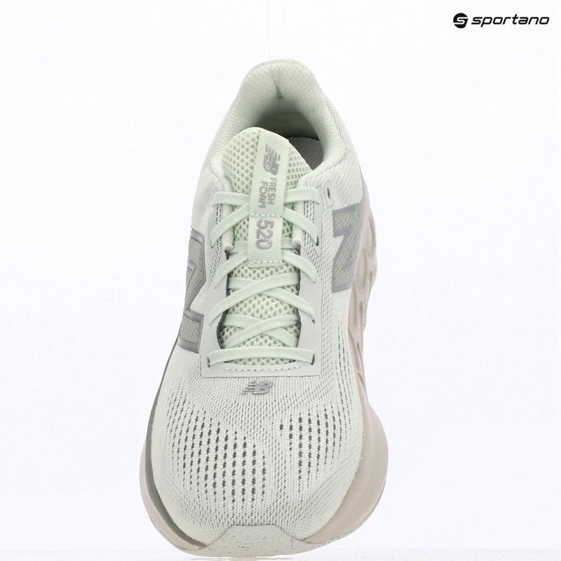 Buty do biegania damskie New Balance Fresh Foam 520's V9 mint water/lone star grey/silver metallic 7