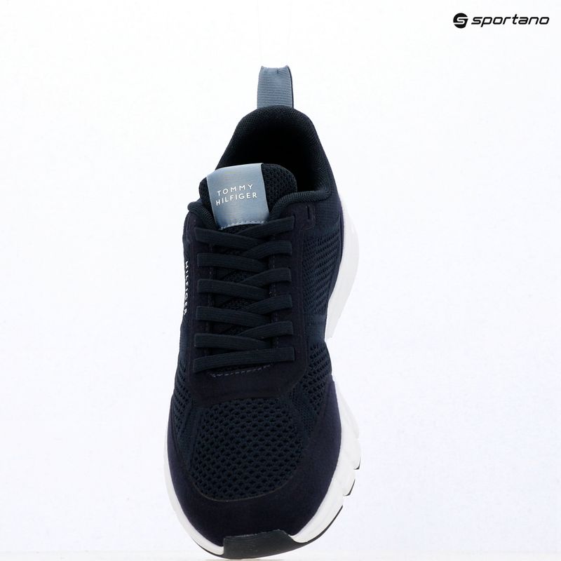 Buty męskie Tommy Hilfiger Light Knitted navy blue 9