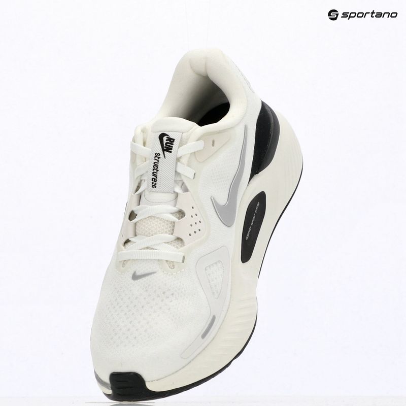 Buty do biegania damskie Nike Structure 26 summit white/anthracite/metallic silver 14