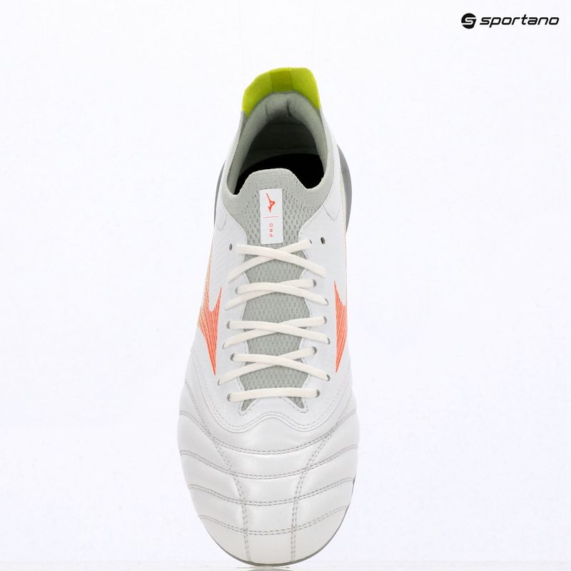 Buty piłkarskie Mizuno Morelia Neo V β Pro FG white/lava orange/evening primrose 4