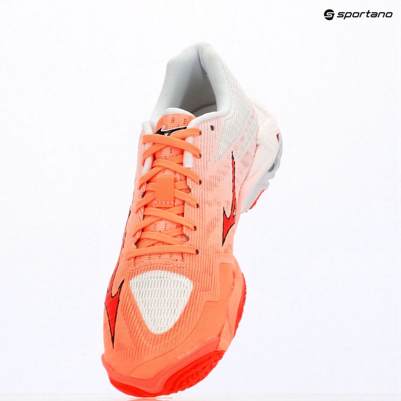 Buty do siatkówki Mizuno Wave Lightning Elite flamingo coral/lava orange/white 7