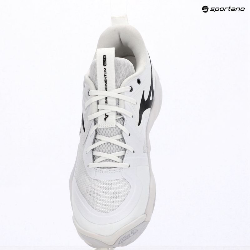 Buty do siatkówki Mizuno Wave Momentum Elite white/metallic gray/black 7