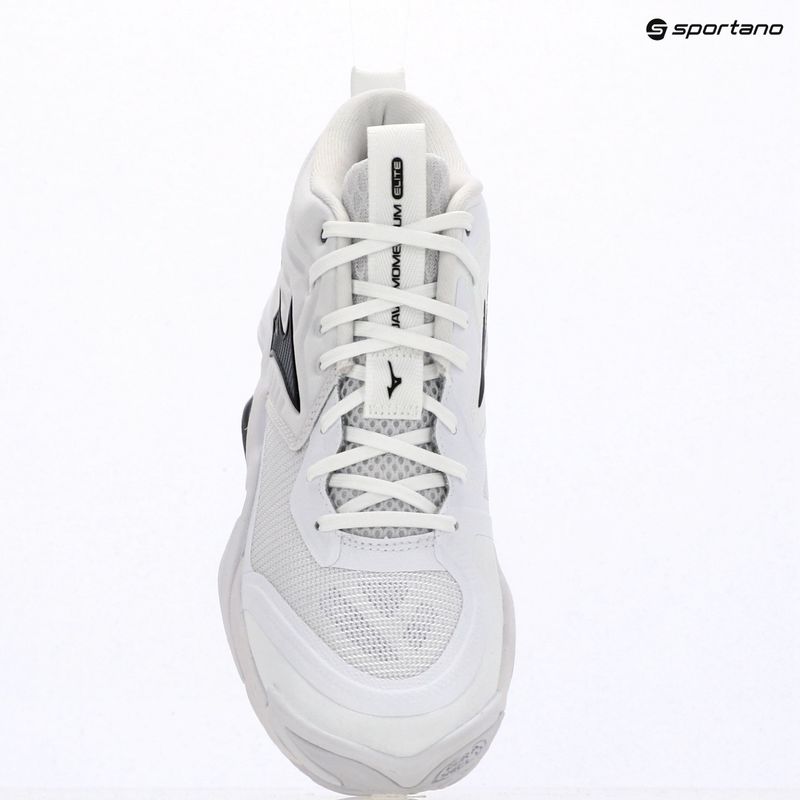 Buty do siatkówki Mizuno Wave Momentum Elite Mid white/metallic gray/black 7