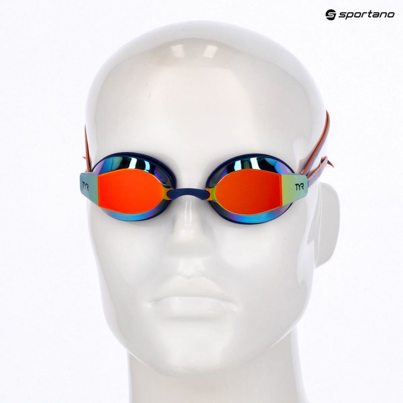 Okulary do pływania TYR Blackops 140 Ev Racing Mirrored navy/multi 6