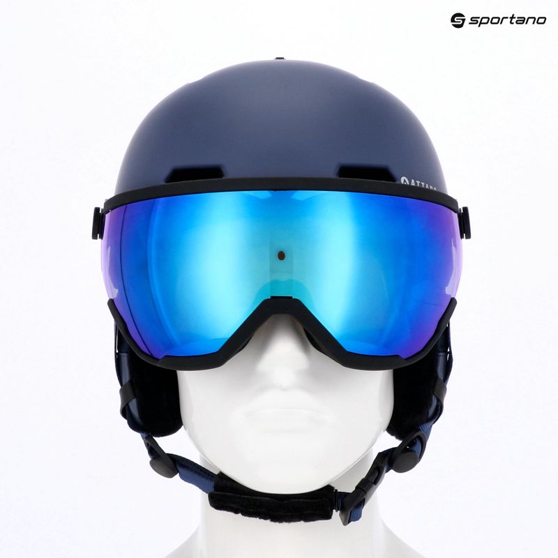 Kask narciarski ATTABO Avens 2.0 Visor niebieski 18