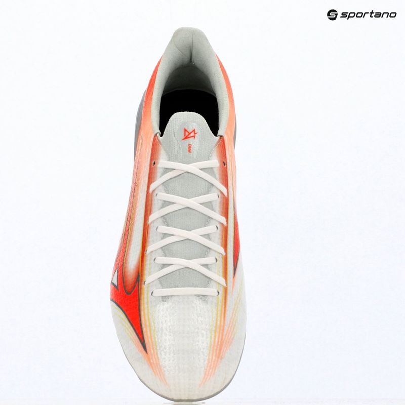 Buty piłkarskie Mizuno Alfa III Pro FG white/lava orange/evening primrose 4