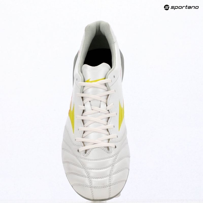 Buty piłkarskie Mizuno Monarcida Neo III Elite FG white/evening primrose/lava orange 4