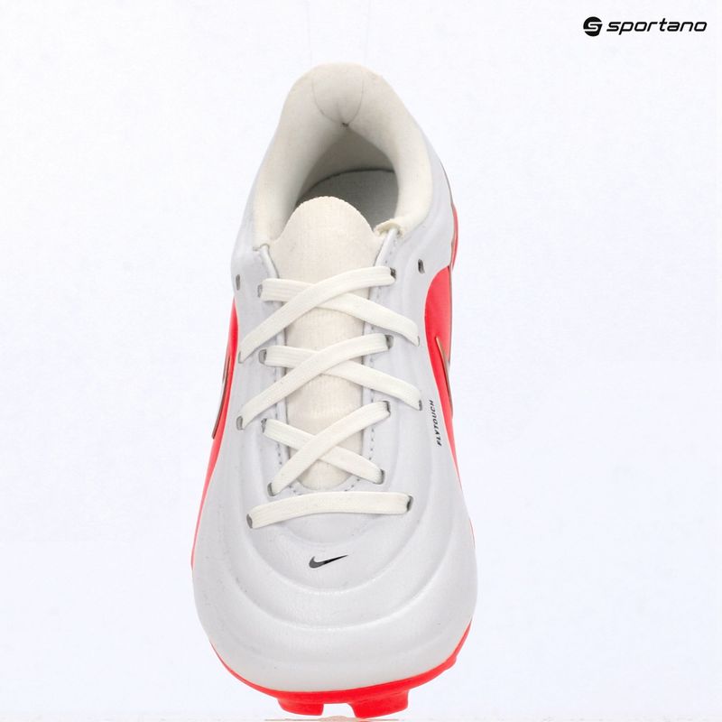 Buty piłkarskie dziecięce Nike Jr. Tiempo Maestro Academy white/bright crimson/blur 8