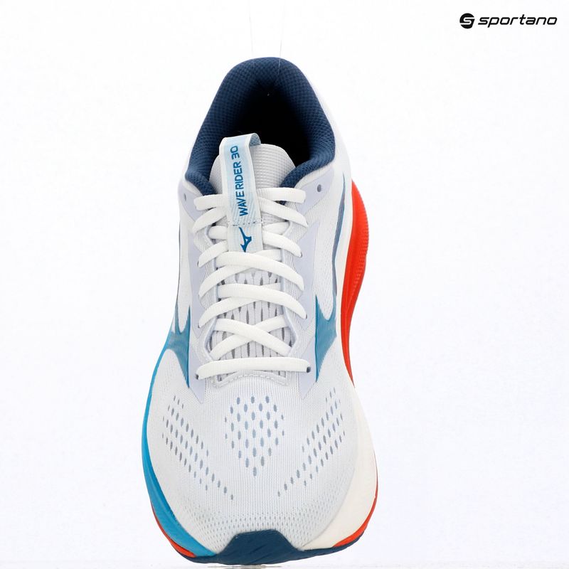 Buty do biegania męskie Mizuno Wave Rider 30 white/blue jewel/orange 8
